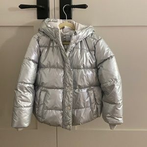 Silver Gap Puffer Jacket